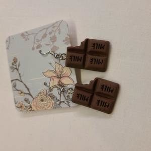 MILK CHOCOLATE CANDY BAR EARRINGS